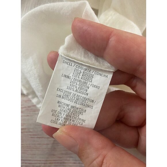 Anna Sui X O'Neill Ivory Elise Women's Crochet Tunic Dress - Medium - Picture 13 of 13